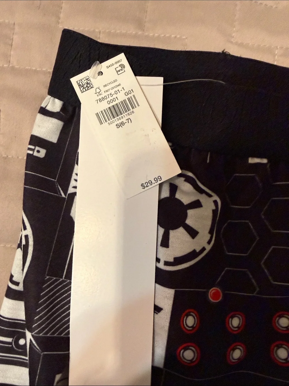 Old Navy Star Wars Lot  - Game Ready Kids Pajama pants with two T-shirts
